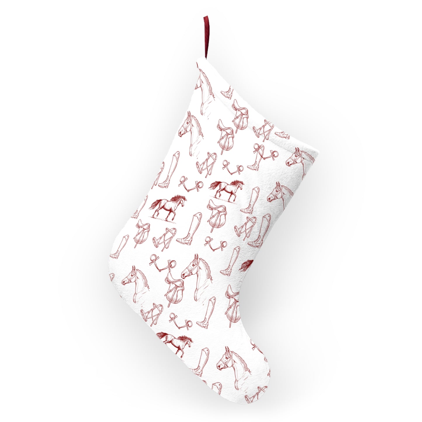 Equestrian Ralph Lauren Style Christmas Stocking
