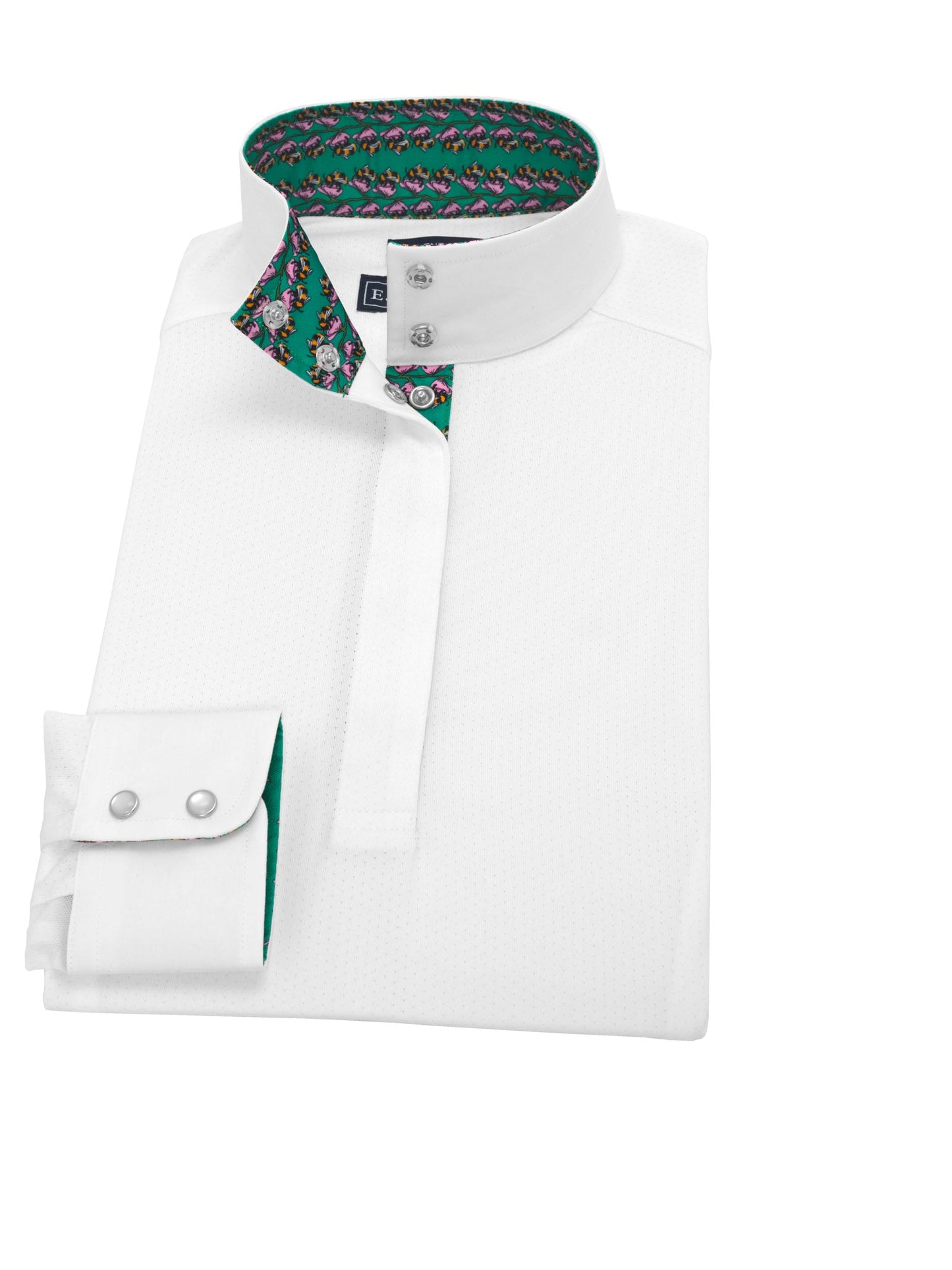 Busy Bees Ladies Talent Yarn Straight Collar Long Sleeve Show Shirt