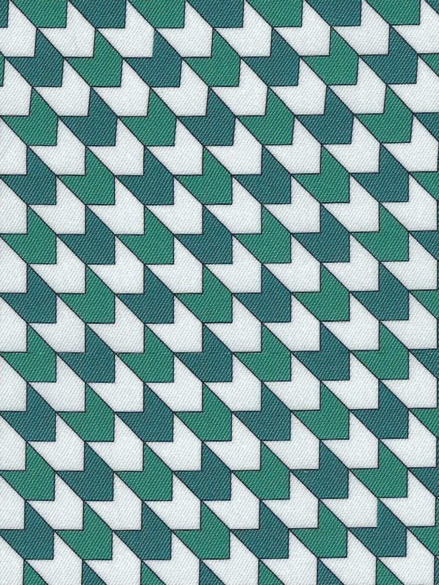 Girls "Luna II" Forest Green with Geometric Long Sleeve Performance Show Shirt