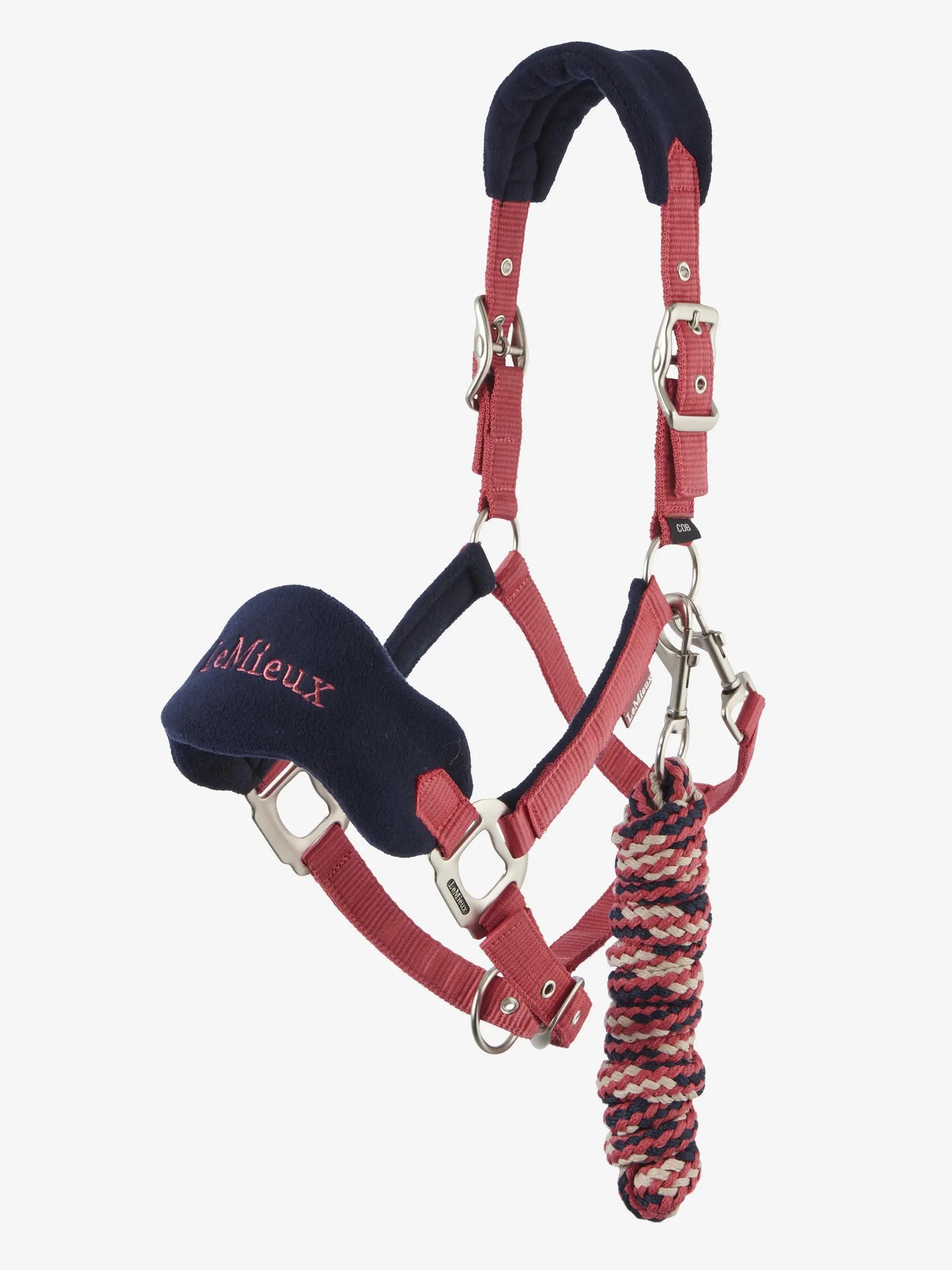 Vogue Headcollar & Leadrope Cranberry Pony