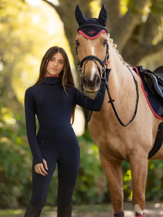 LeMieux Young Rider Savannah Snood Base Layer Navy