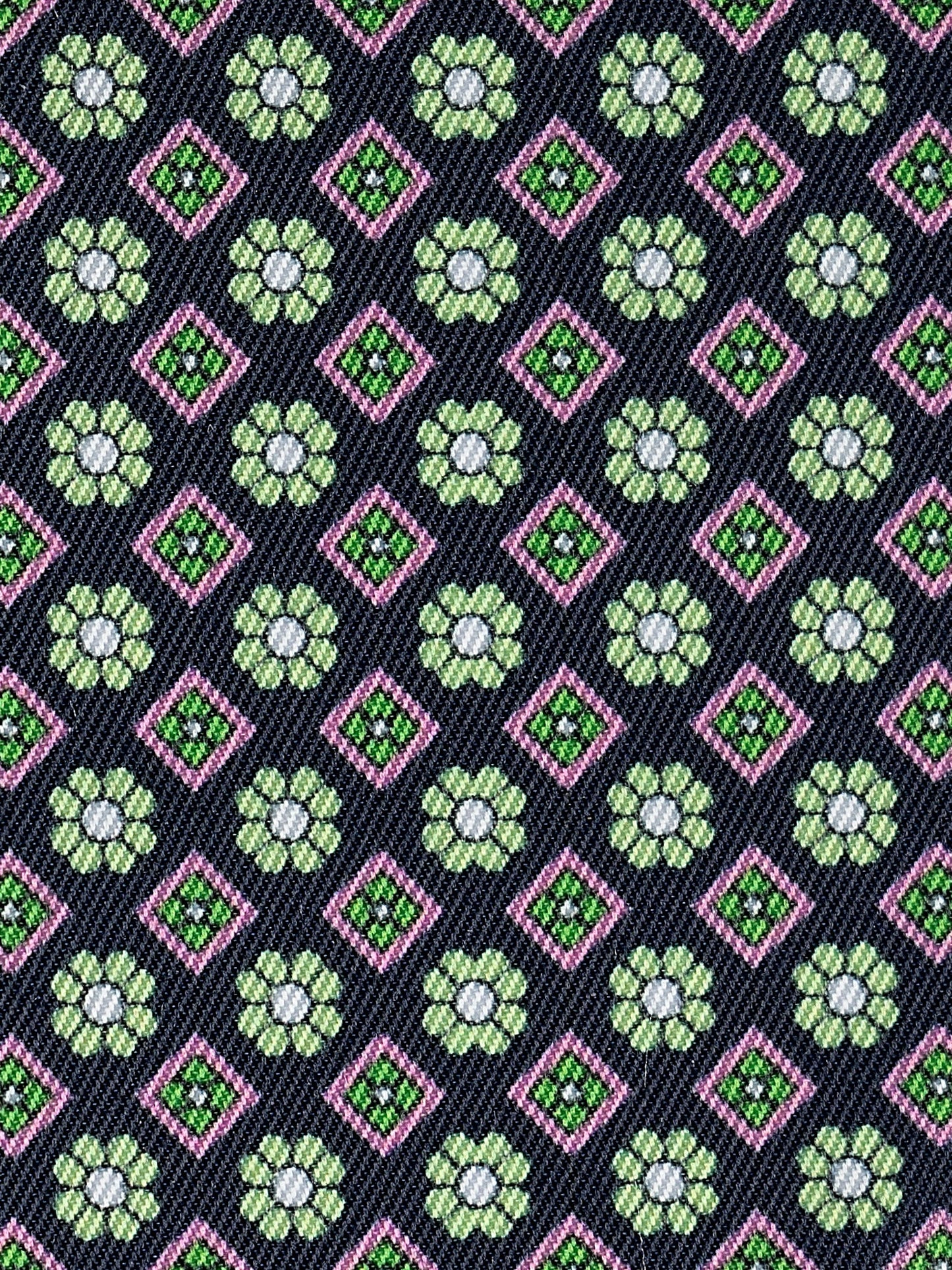 Ladies Sage Green "Luna II" Short Sleeve Performance Show Shirt with Diamond and Daisy Trim