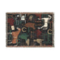 Equestrian Vintage Woven Throw Blanket