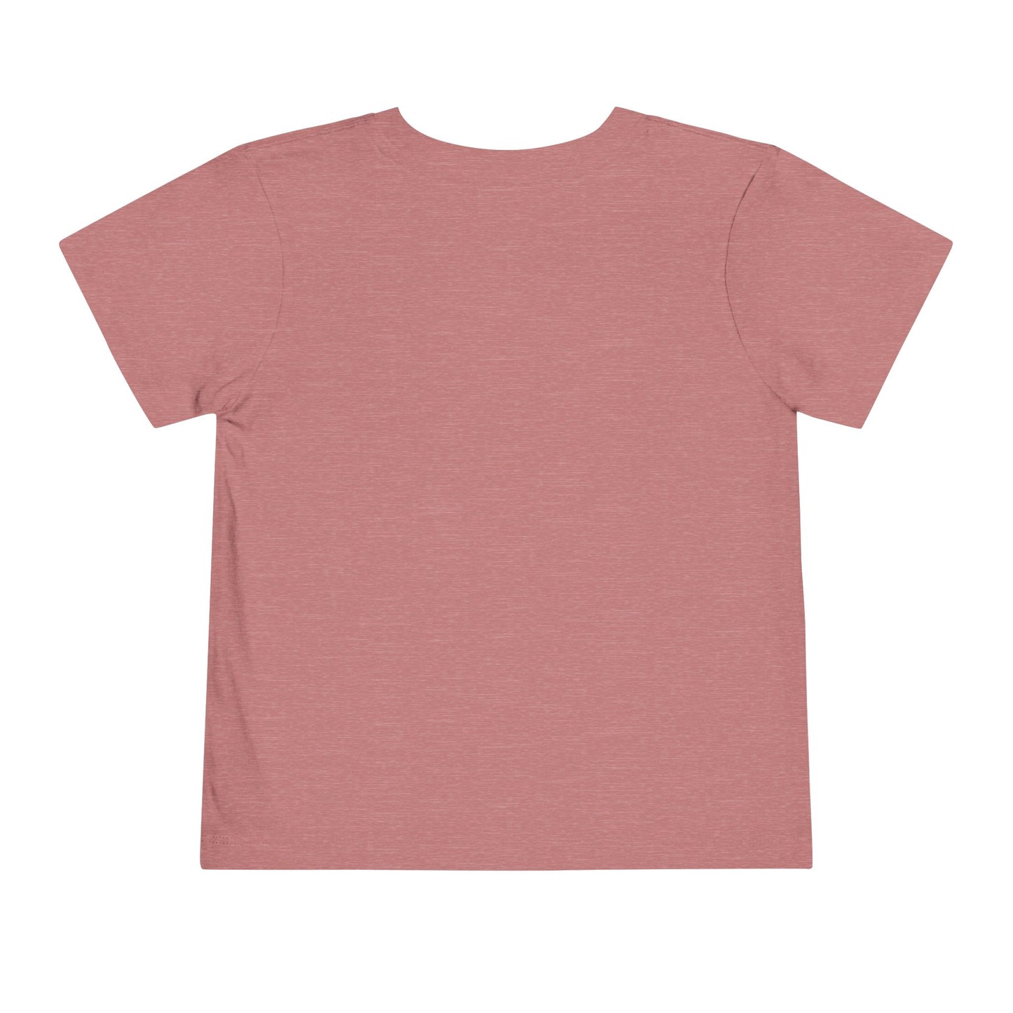 Horse Girl Toddler Tee — Blue Decorative Horse Graphic