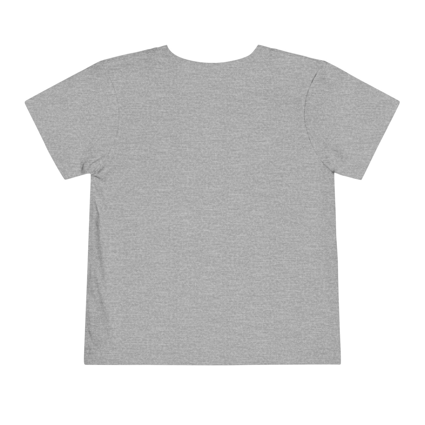 Horse Girl Toddler Tee — Blue Decorative Horse Graphic