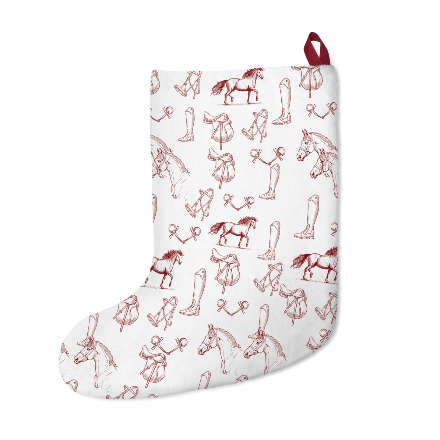 Equestrian Ralph Lauren Style Christmas Stocking