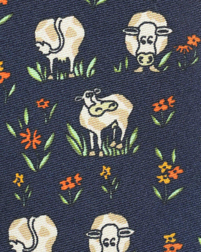 Happy Cows Ladies Talent Yarn Straight Collar Short Sleeve Show Shirt