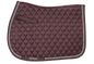 Quilted Satin All-Purpose Saddle Pad - Deepest Plum