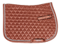 Embossed Leopard Satin All-Purpose Saddle Pad