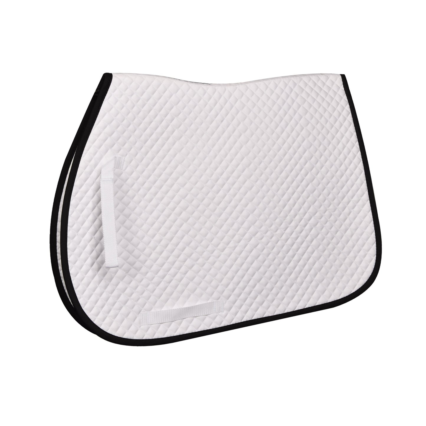 Pro Mini Diamond All-Purpose Saddle Pad - White/Black