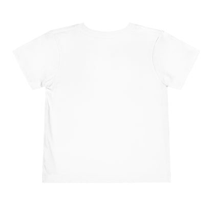 Horse Girl Toddler Tee — Blue Decorative Horse Graphic