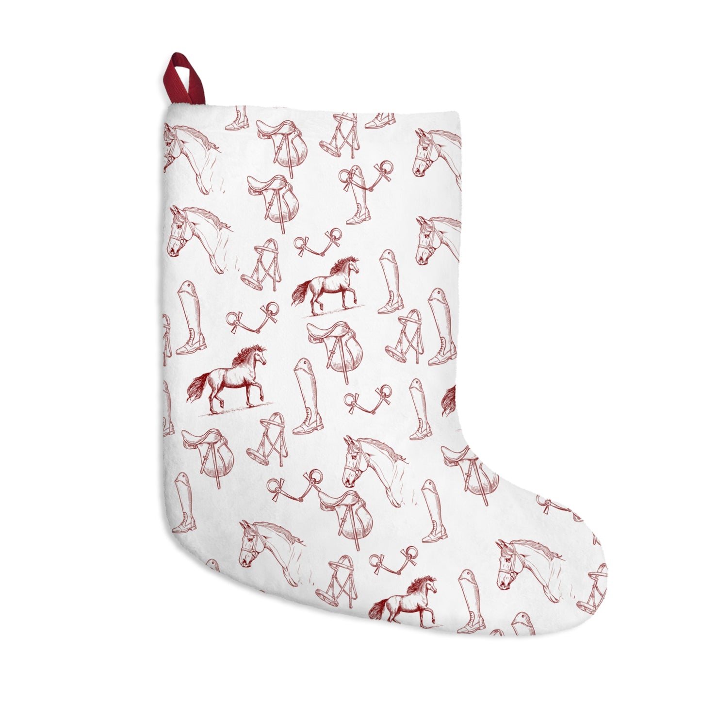 Equestrian Ralph Lauren Style Christmas Stocking