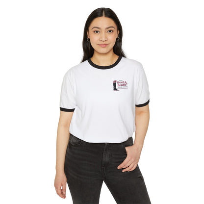 Ringer T-Shirt — The Boot & Bridle Tack Shop Logo Tee