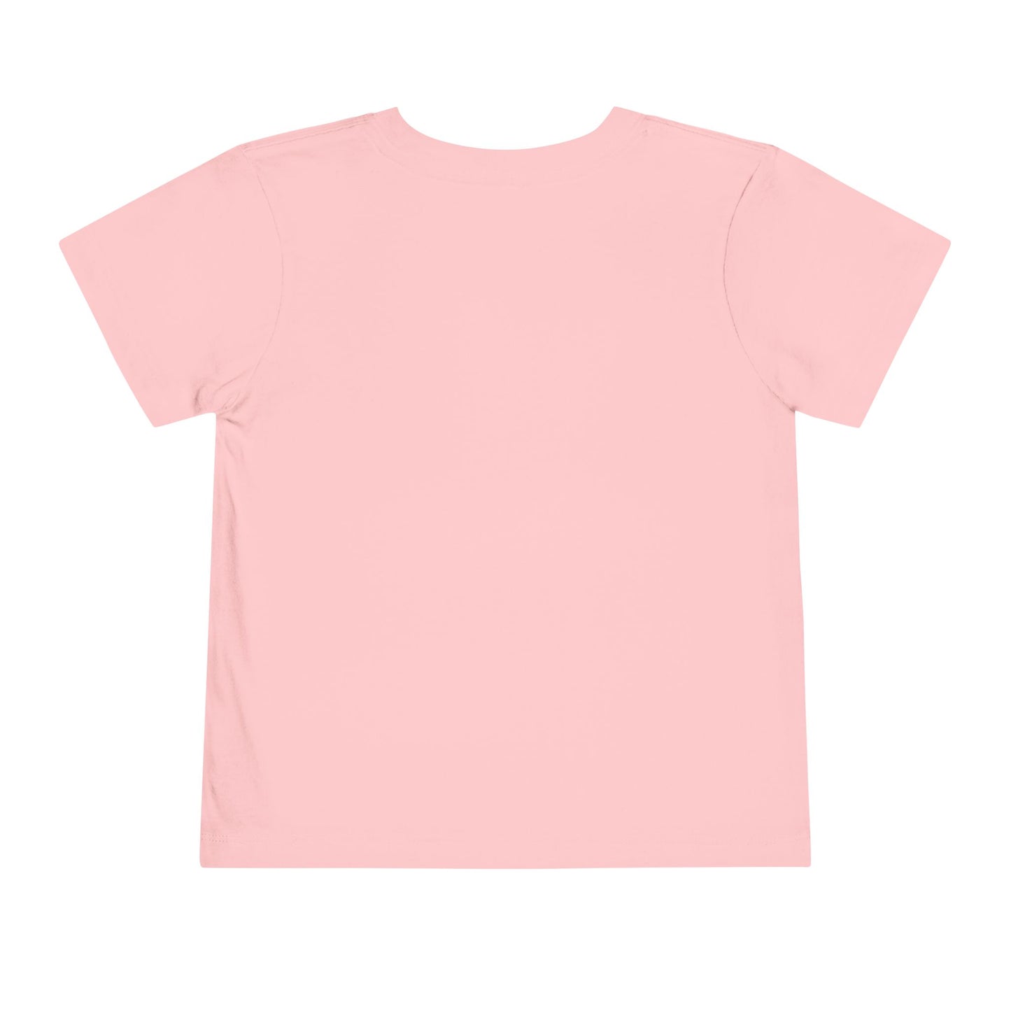 Horse Girl Toddler Tee — Blue Decorative Horse Graphic