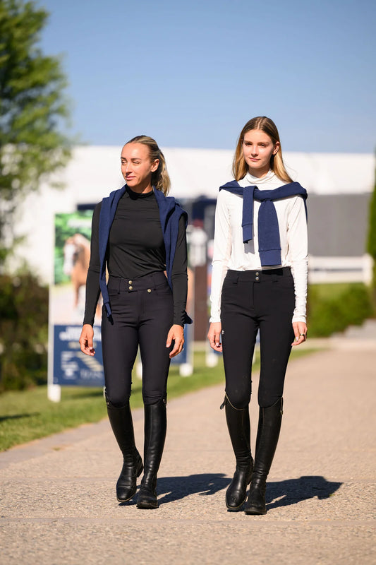 Euphoric Equestrian- Aspen Turtleneck- Black
