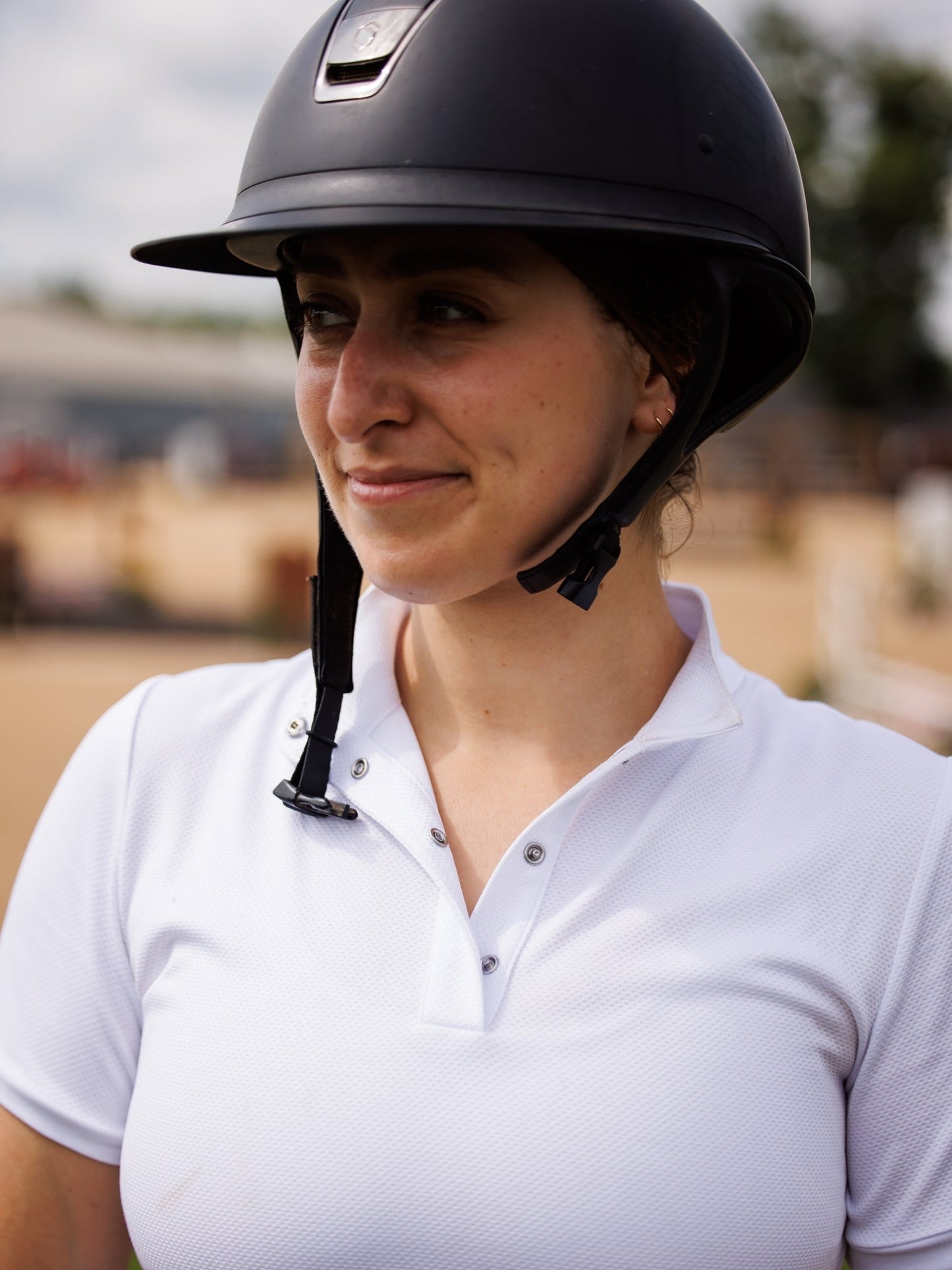 Cambridge Ladies Short Sleeve Show Shirt - White