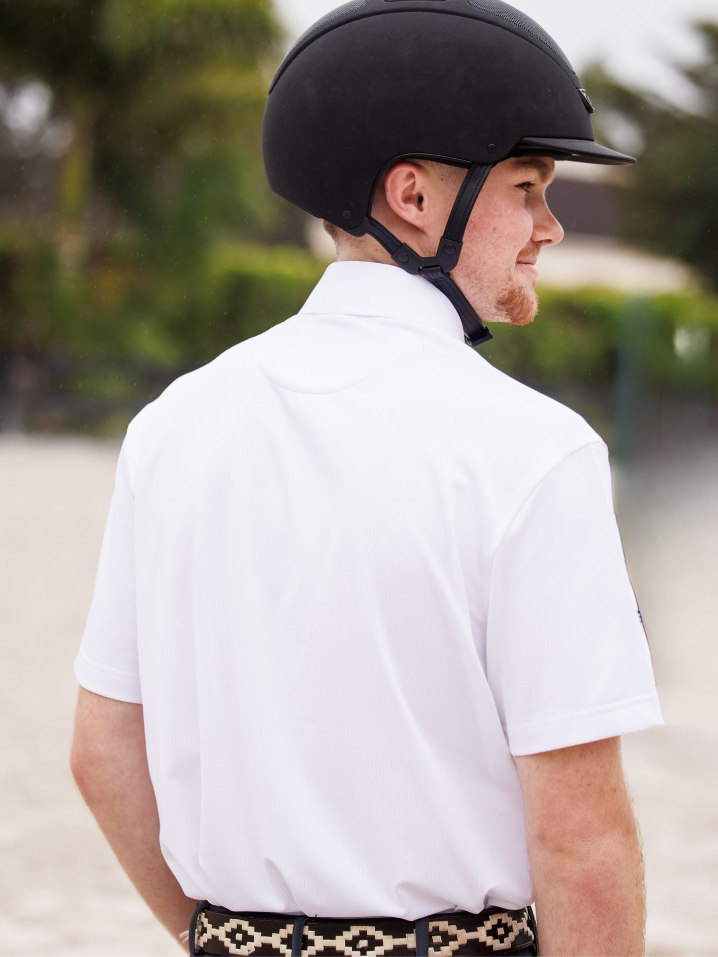 Cambridge Men's Short Sleeve Show Shirt - White