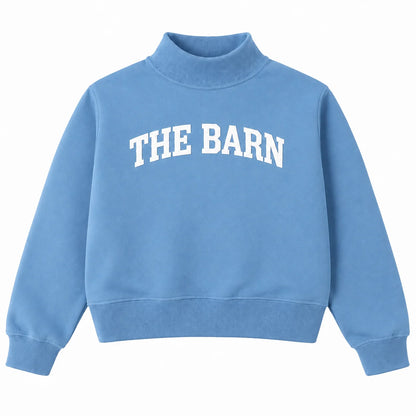 The Barn Dallas Mock Neck Little Boy Blue