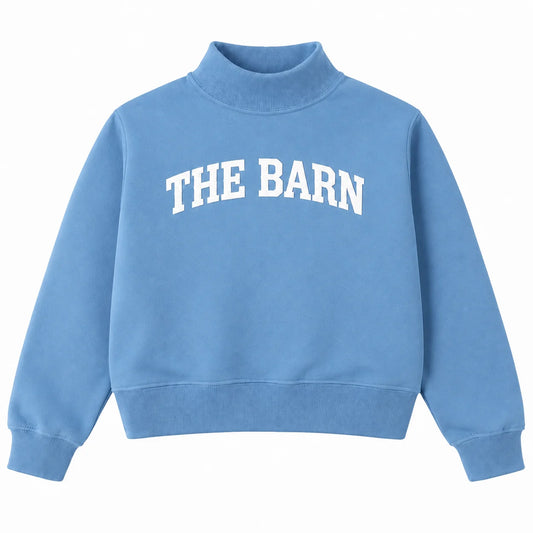 The Barn Dallas Mock Neck Little Boy Blue