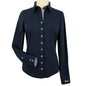 Dora II Schooling Shirt - Black with Bit by Bit Trim