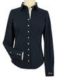 Dora II Schooling Shirt - Black with Happy Dogs Trim