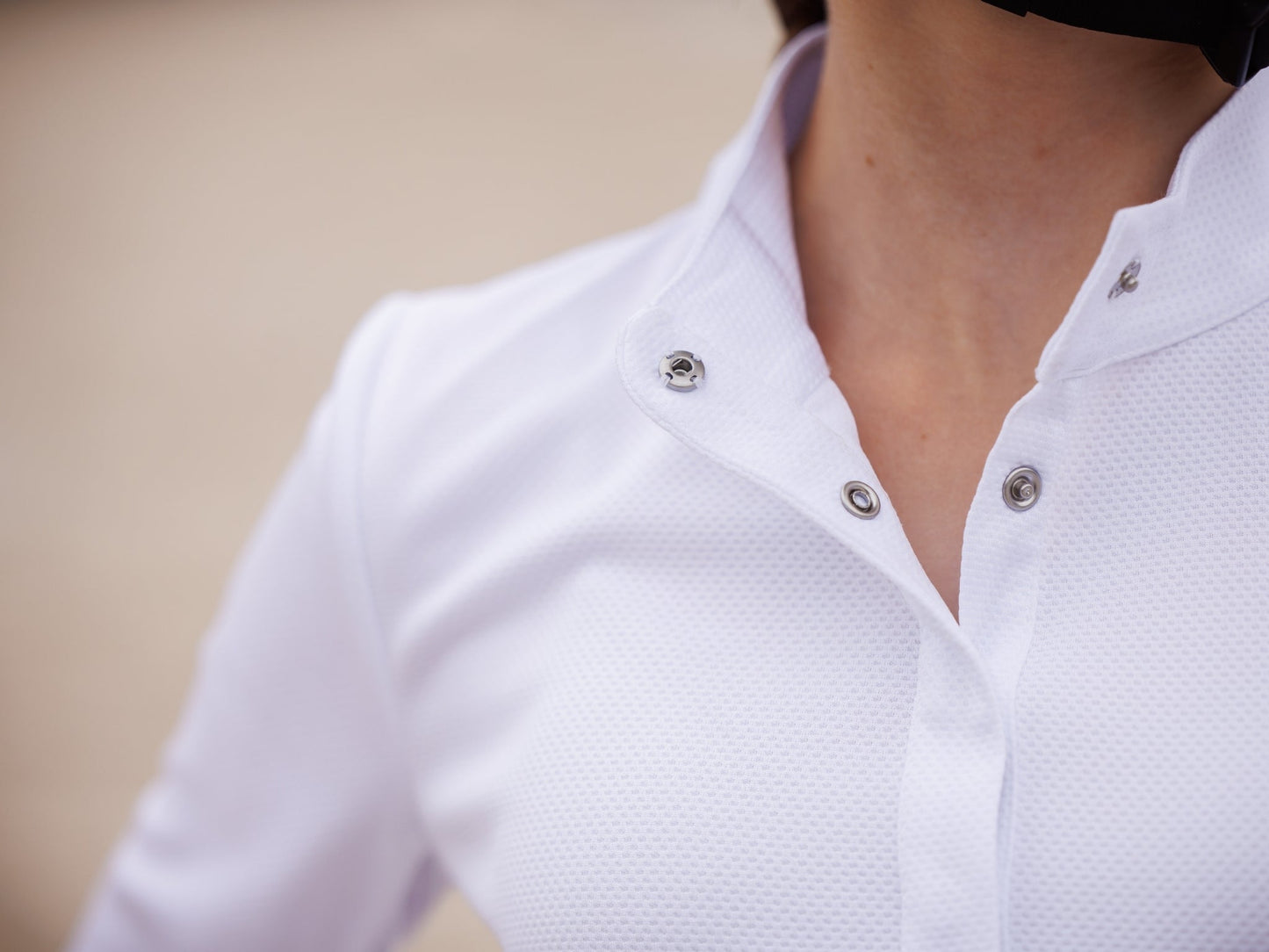 Cambridge Girls Long Sleeve Show Shirt - White