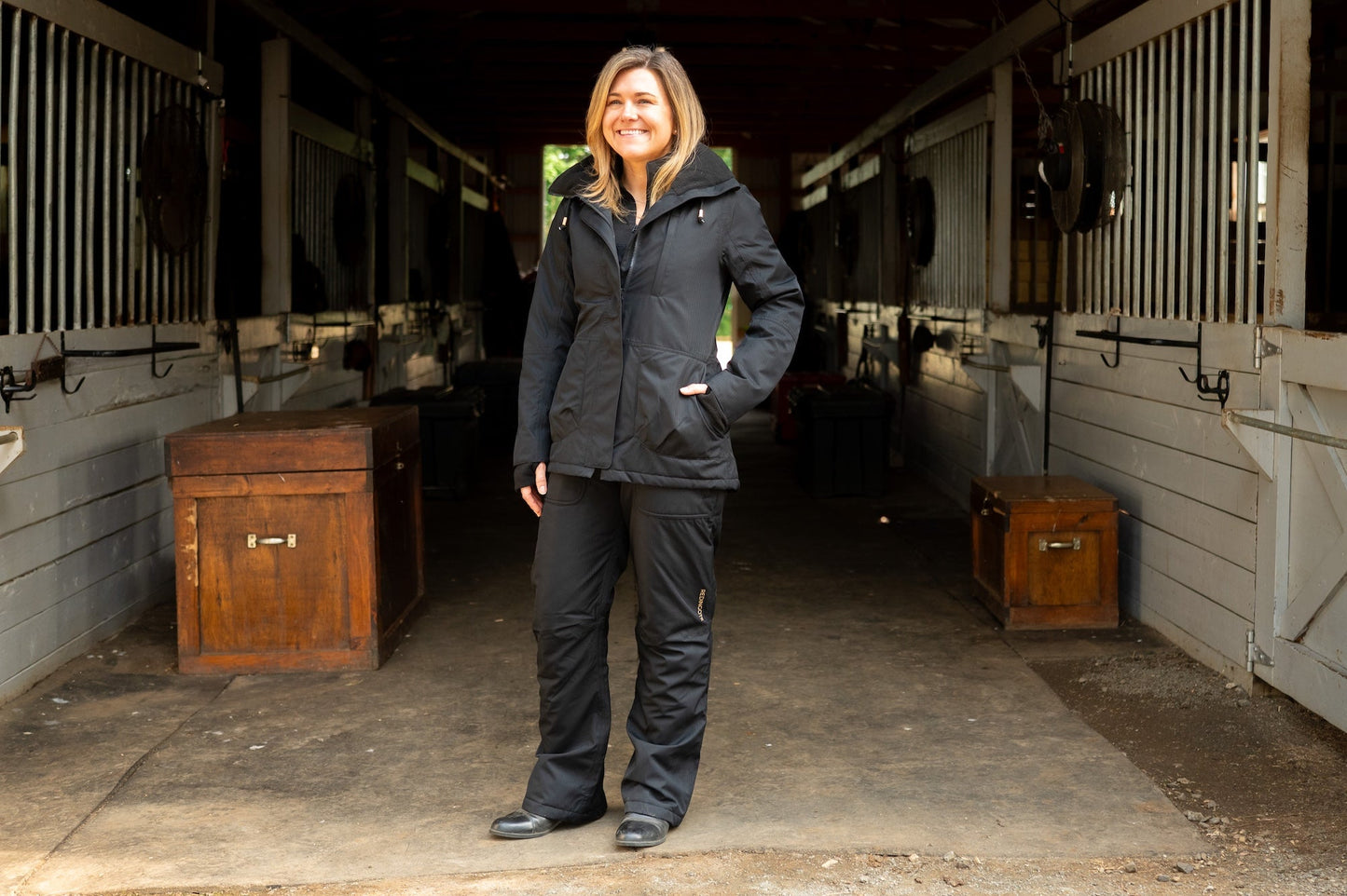 Winter Insulated Riding Jacket 2.0 - Caviar