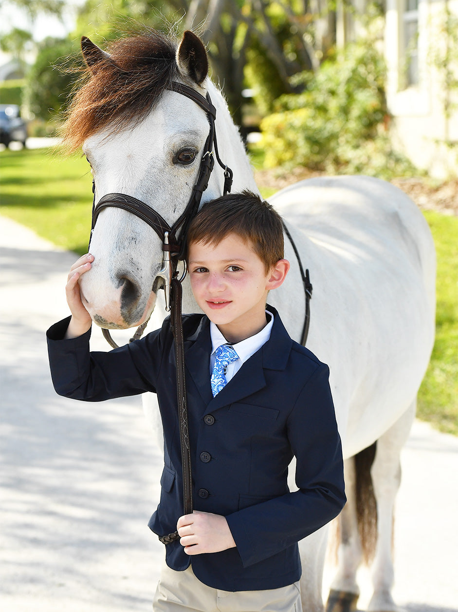 Boy's Show Coat - Navy