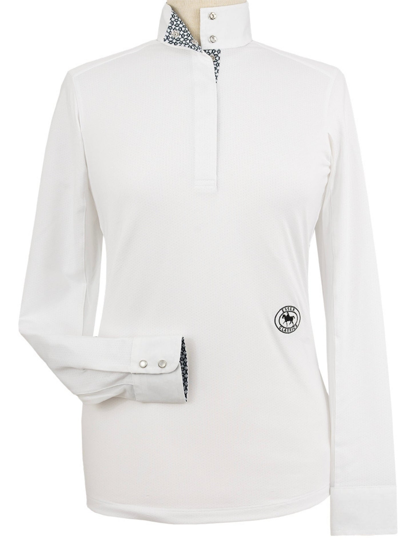 Bit By Bit Ladies Talent Yarn Straight Collar Long Sleeve Show Shirt