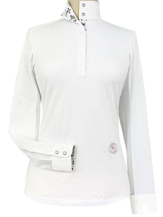 Unicorns Ladies Talent Yarn Straight Collar Long Sleeve Show Shirt