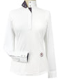 Stirrup Talk Ladies Talent Yarn Straight Collar Long Sleeve Show Shirt