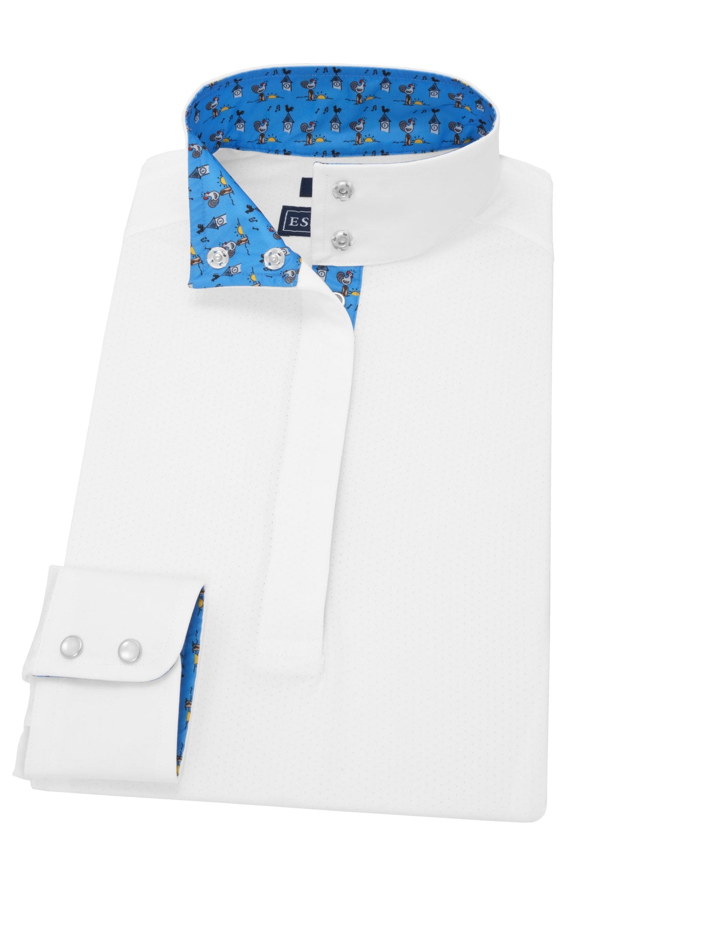 Cock-a-Doodle-Do Ladies Talent Yarn Straight Collar Long Sleeve Show Shirt