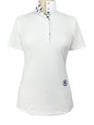 Golf Carts Ladies Talent Yarn Straight Collar Short Sleeve Show Shirt