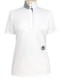 Bit By Bit Ladies Talent Yarn Straight Collar Short Sleeve Show Shirt