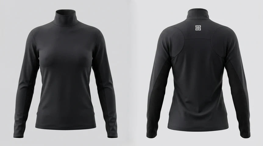 Aspen Turtleneck- Euphoric Equestrian- Black