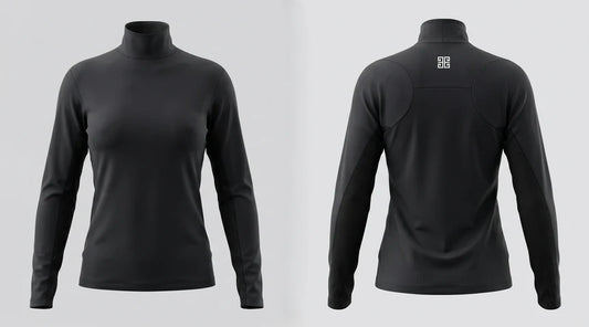 Euphoric Equestrian- Aspen Turtleneck- Black