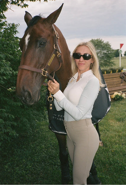 Euphoric Equestrian-Kloud 9 Competition Top- Baby Blue