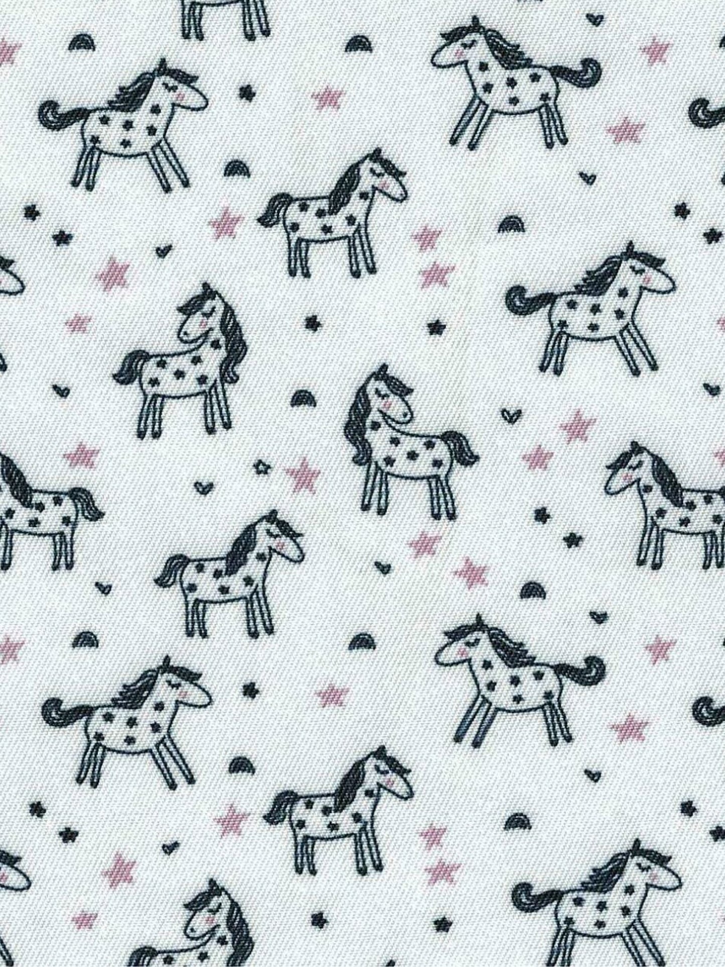 Unicorns Girls Talent Yarn Straight Collar Long Sleeve Show Shirt