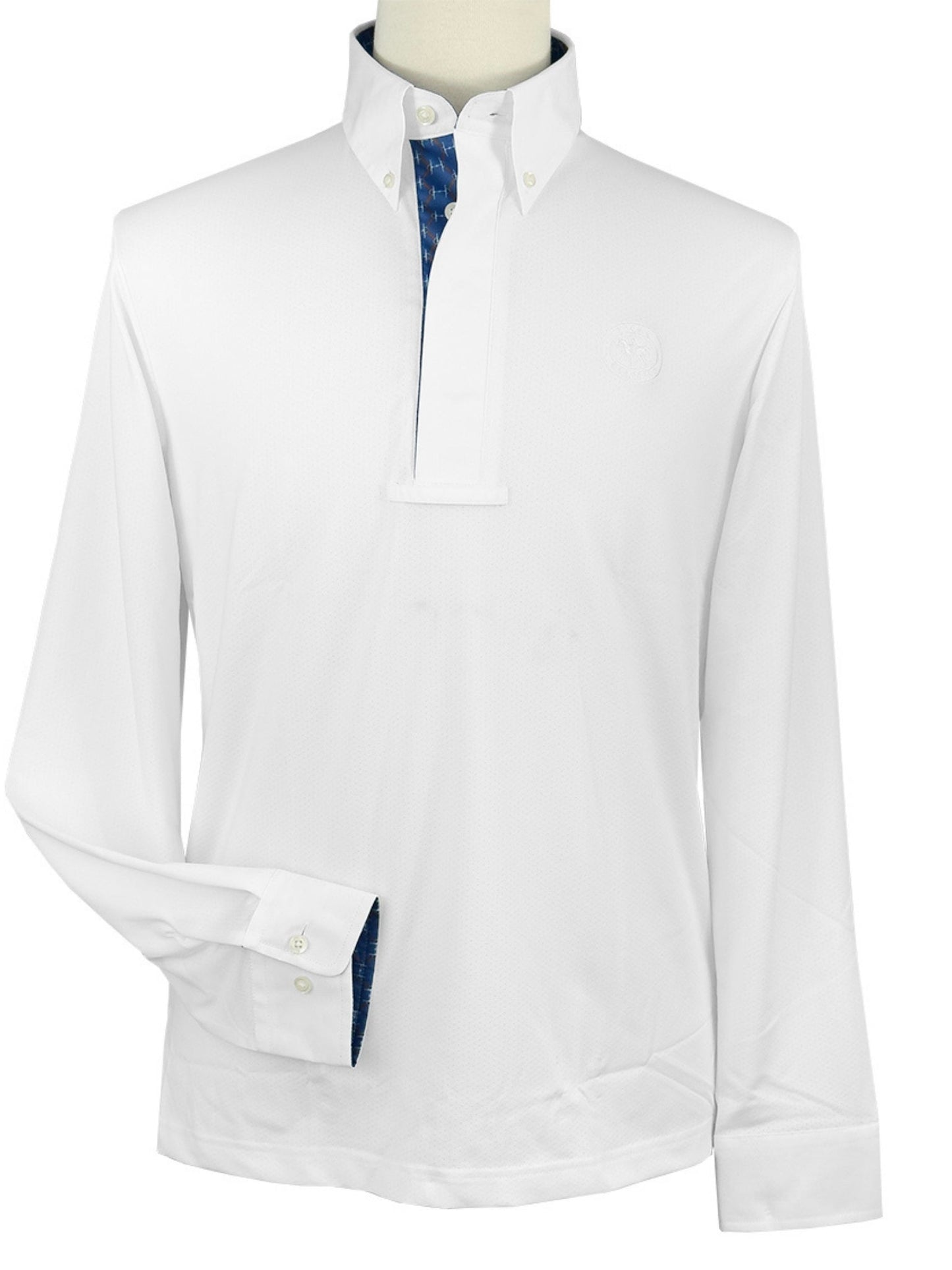 Men's Braided Reins & Bits Talent Yarn Long Sleeve Show Shirt