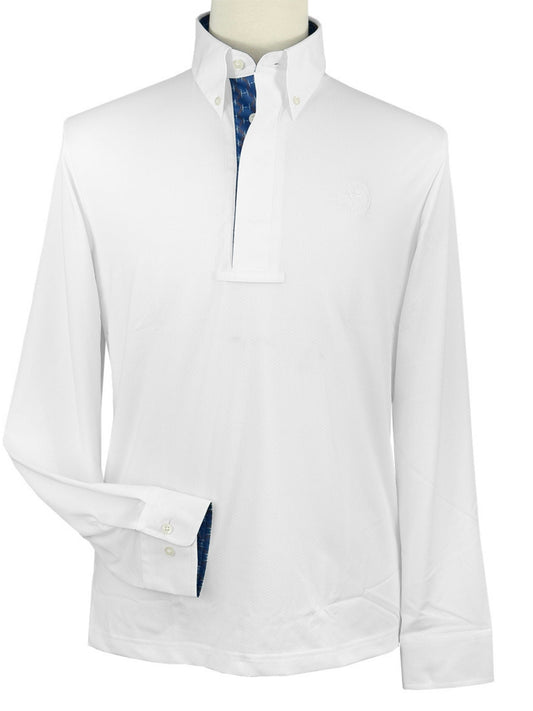 Men's Braided Reins & Bits Talent Yarn Long Sleeve Show Shirt