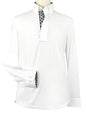 Men's Geometric Talent Yarn Long Sleeve Show Shirt