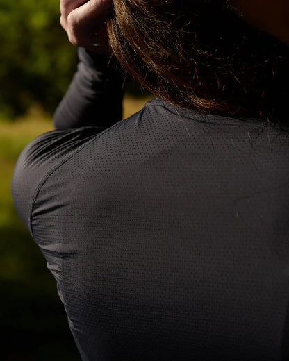 Sport Mock in Zephyr Mesh-70 Degrees- Nero