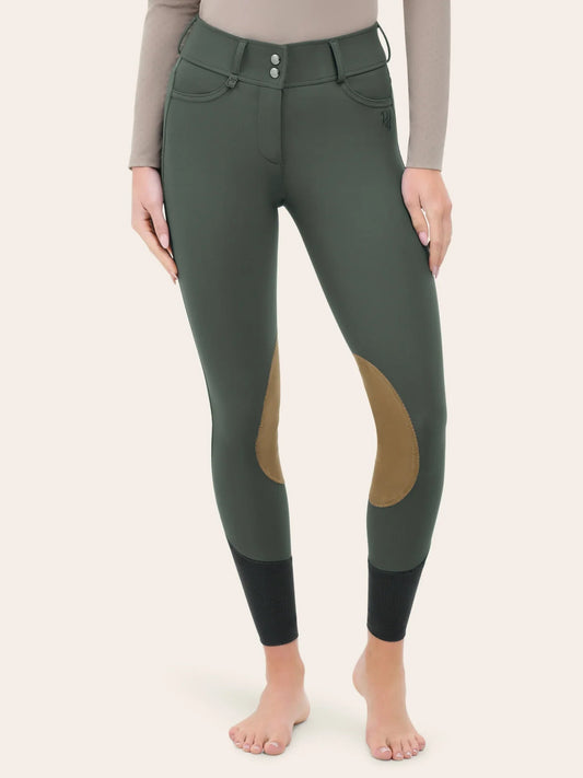RJ Classics Olivia Luxe-Tek Breech Pewter Green