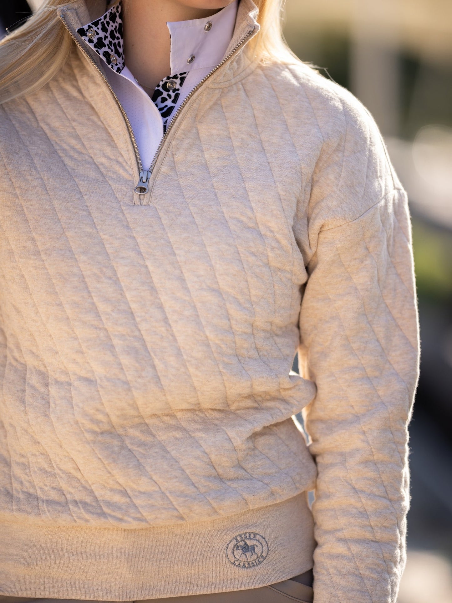Quilted Quarter Zip