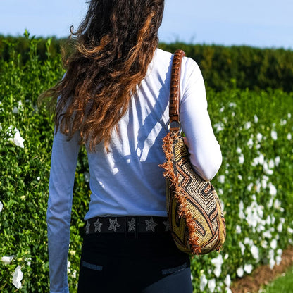 Handmade Kenyan Beaded Belt- Big Star