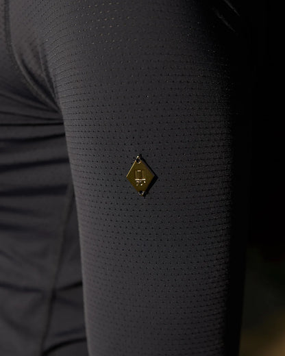 Sport Mock in Zephyr Mesh-70 Degrees- Nero