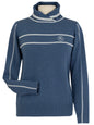 Hampton Sweater - Dusty Blue & Light Grey