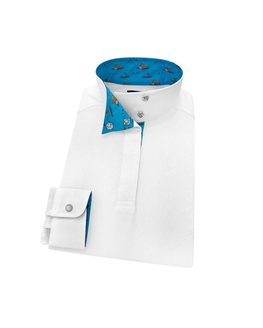 Swimming Hippos Girls Long Sleeve Talent Yarn Show Shirt