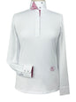 Daisy Delight Ladies Talent Yarn Wrap Collar Long Sleeve Show Shirt