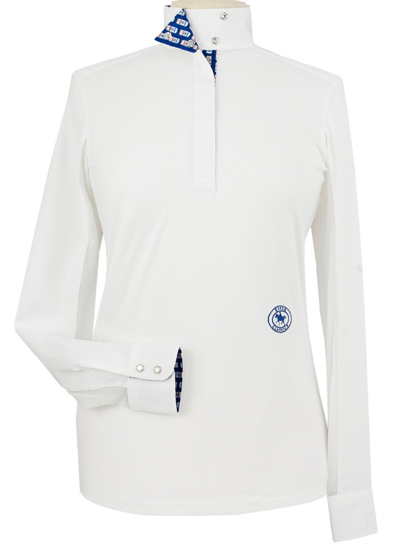 Essex Energy Ladies Talent Yarn Wrap Collar Long Sleeve Show Shirt